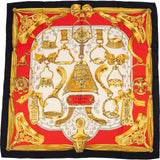 Hermès Etriers Silk Carre 90 Scarf Tuch