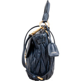 Miu Miu Vitello Quilted Leather Small City Handbag