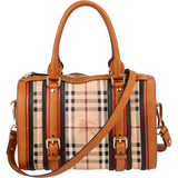 Burberry Nova-Checl Small Alchester Bowling Handbag