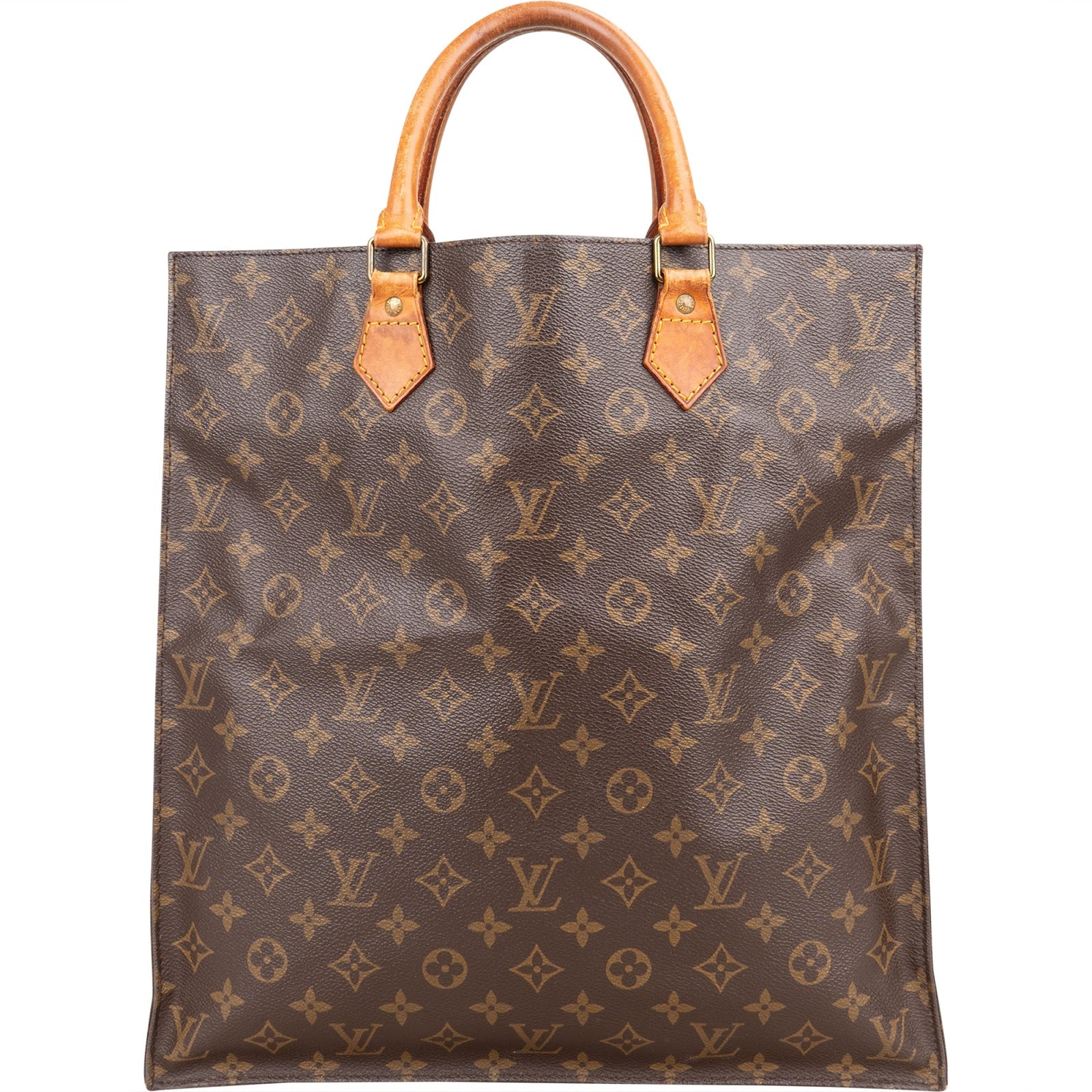 Louis Vuitton Monogram Canvas Sac Plat Handbag - vintageandkickz