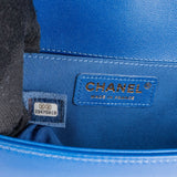 Chanel Quilted Lambskin Medium Boy Single Flap Crossbody Bag