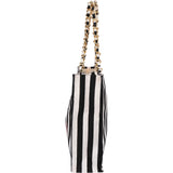 Valentino Garavani Striped Emblem Tote Shoulder Bag