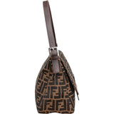 Fendi Monogram FF Mamma Baguette Shoulder Bag