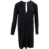 Gucci Black Patent Leather Ends Front G Lock Longsleeve Dress (M)