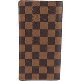 Louis Vuitton Monogram Damier Ebene Brazza Long Wallet