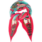 Hermès Circus Print Plissé Tuch Scarf