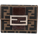Fendi FF Monogram Baguette Buckle Wallet - vintageandkickz