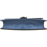 Gucci Grained Leather Interlocking GG Walet On Chain Crossbody Bag
