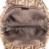 Fendi Monogram FF Zucca Canvas Tote Shoulder Bag