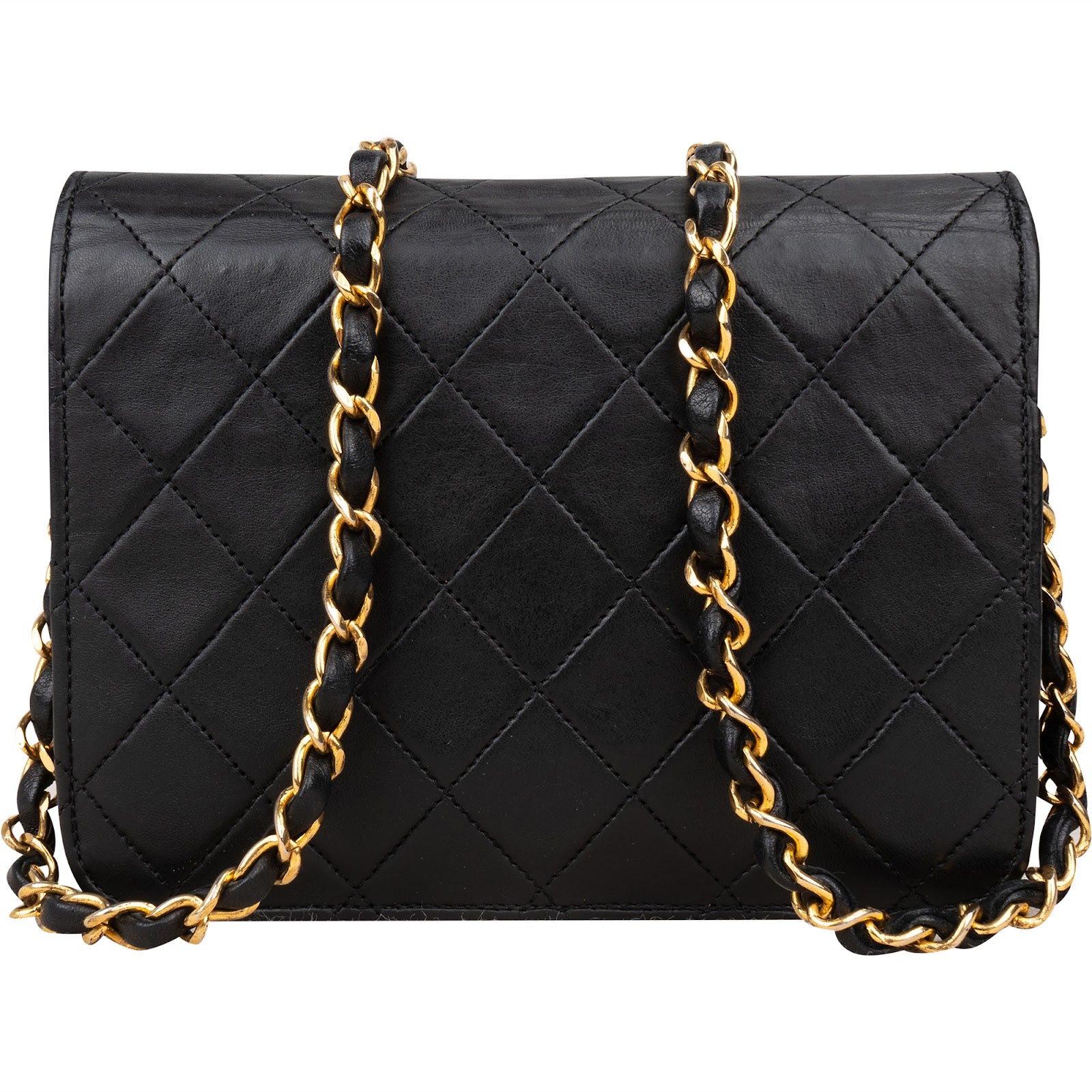 [🔄️B14 / F12] Chanel Quilted Lambskin Medium Single Flap Crossbody Bag - vintageandkickz