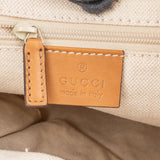 Gucci Denim Monogram GG Sukey Hobo Shoulder Bag