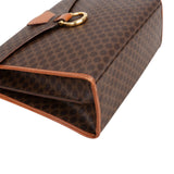 Celine Macadam Monogram Canvas Top Handle Handbag