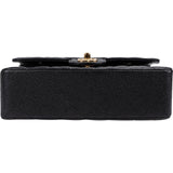 Chanel Quilted Caviar Leather Small Double Flap Shoulder Bag