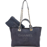 Chanel Tweed Cambon Deauville Handbag
