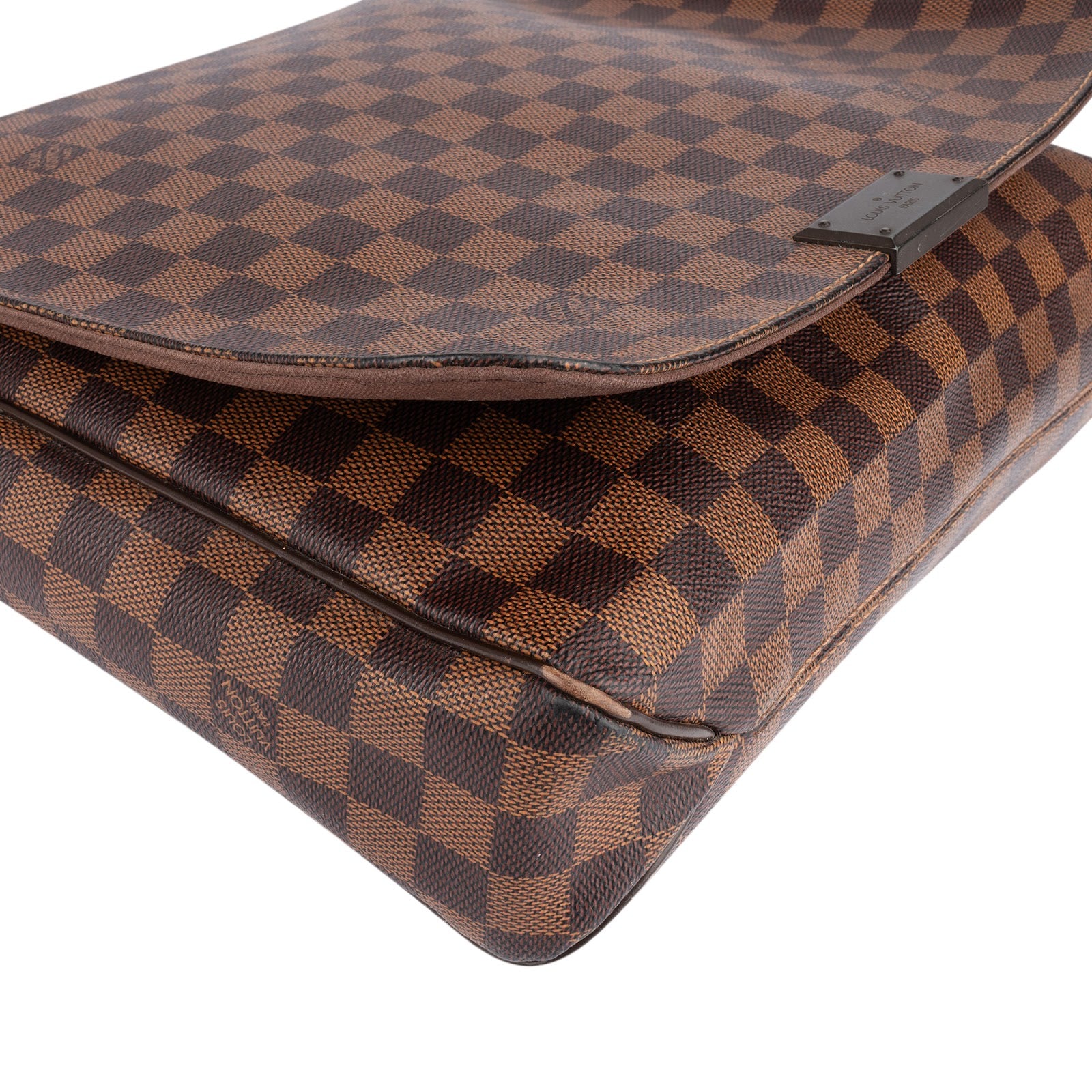 Louis Vuitton Monogram Damier Ebene Brooklyn Messenger Crossbody Bag - vintageandkickz