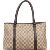 Gucci Monogram GG Supreme Canvas Tote Shoulder Bag