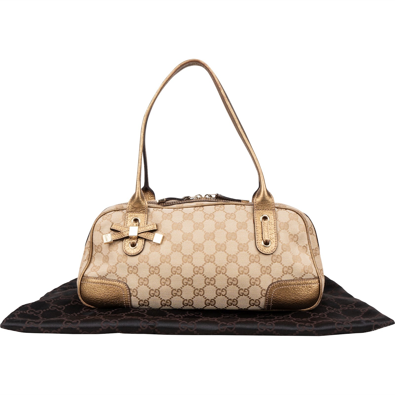 Gucci Monogram GG Princy Handbag - vintageandkickz