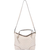 Gucci Grey Microguccissima Leather Bree Top Handle Handbag
