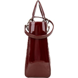 Christian Dior Quilted Patent Leather Lady Dior Handbag - vintageandkickz