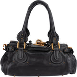 Chloé Pebbled Leather Paddington Satchel Handbag
