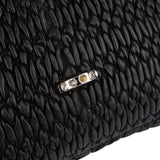 Miu Miu Matelassé Nappa Leather Crystal Shoulder Bag