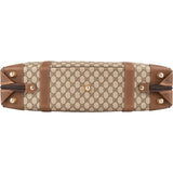 Gucci Monogram GG Supreme Canvas Vintage Zip Around Briefcase 55 Travel Bag