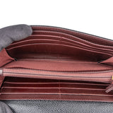 Chanel Quilted Caviar Leather CC Classic Long Flap Wallet