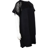 Louis Vuitton Black Lace Monogram T-Shirt Dress (FR40 / DE38)