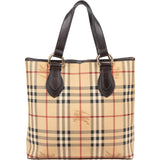 Burberry Haymarket Nova-Check  Tote Handbag