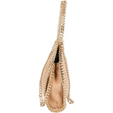 Stella McCartney Shaggy Falabella Fold Over Mini Tote Crossbody Handbag