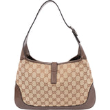 Gucci Monogram GG Canvas Jackie O Web Shoulder Bag New Model