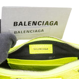 Balenciaga Neon Green Le Cagole XS Pochette Accessoires Shoulder Crossbody Bag