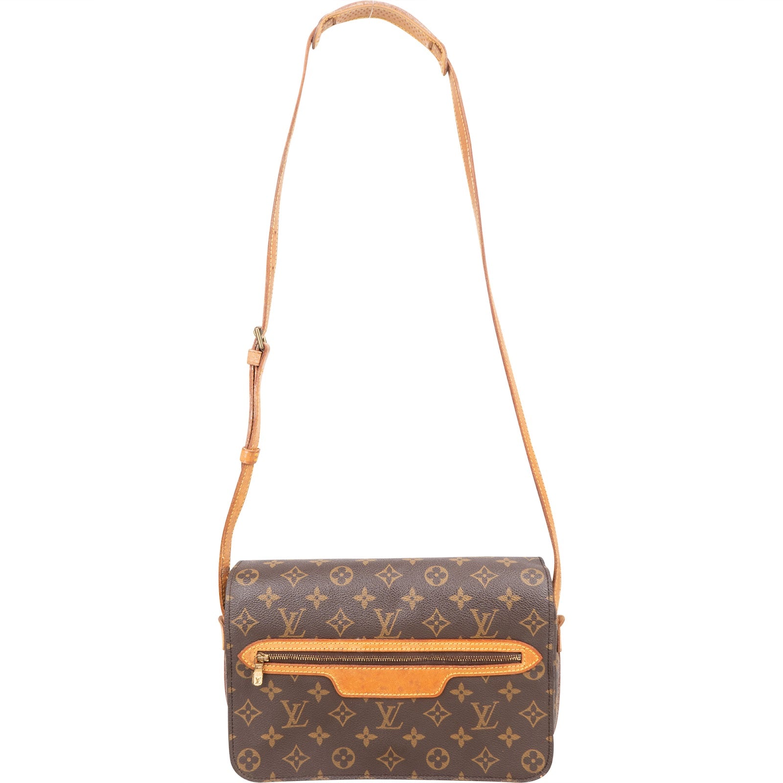 Louis Vuitton Monogram Canvas Saint Germain GM Crossbody Bag - vintageandkickz