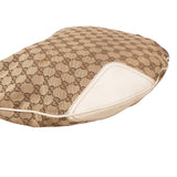 Gucci Monogram GG Canvas Web Detail Hobo Shoulder Bag