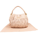 Miu Miu Matelassé Leather City Handbag