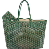 Goyard Monogram Goyardine Saint Louis Tote GM Shoulder Bag