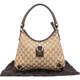 Gucci Monogram GG Canvas Abbey D-Ring Hobo Shoulder Bag