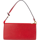 Louis Vuitton Red Epi Leather Pochette Accessoires Handbag