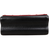 Louis Vuitton Noir Epi Leather Studded Twist MM Crossbody Bag