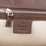 Gucci Monogram GG New Bamboo Top Handle Handbag