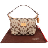 Coach Monogram Signature Canvas Demi Pouch Handbag