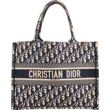 Christian Dior Oblique Trotter Monogram Small Book Tote Handbag