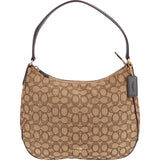 Coach Monogram Signature Canvas Hobo Shoulder Bag