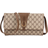 Gucci Monogram GG Supreme Canvas Vintage Flap Crossbody Bag