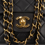 Chanel Quilted Lambskin Medium 24K Gold Double Flap Shoulder Bag