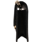 Gucci Leather Interlocking GG Wallet On Chain Crossbody Bag