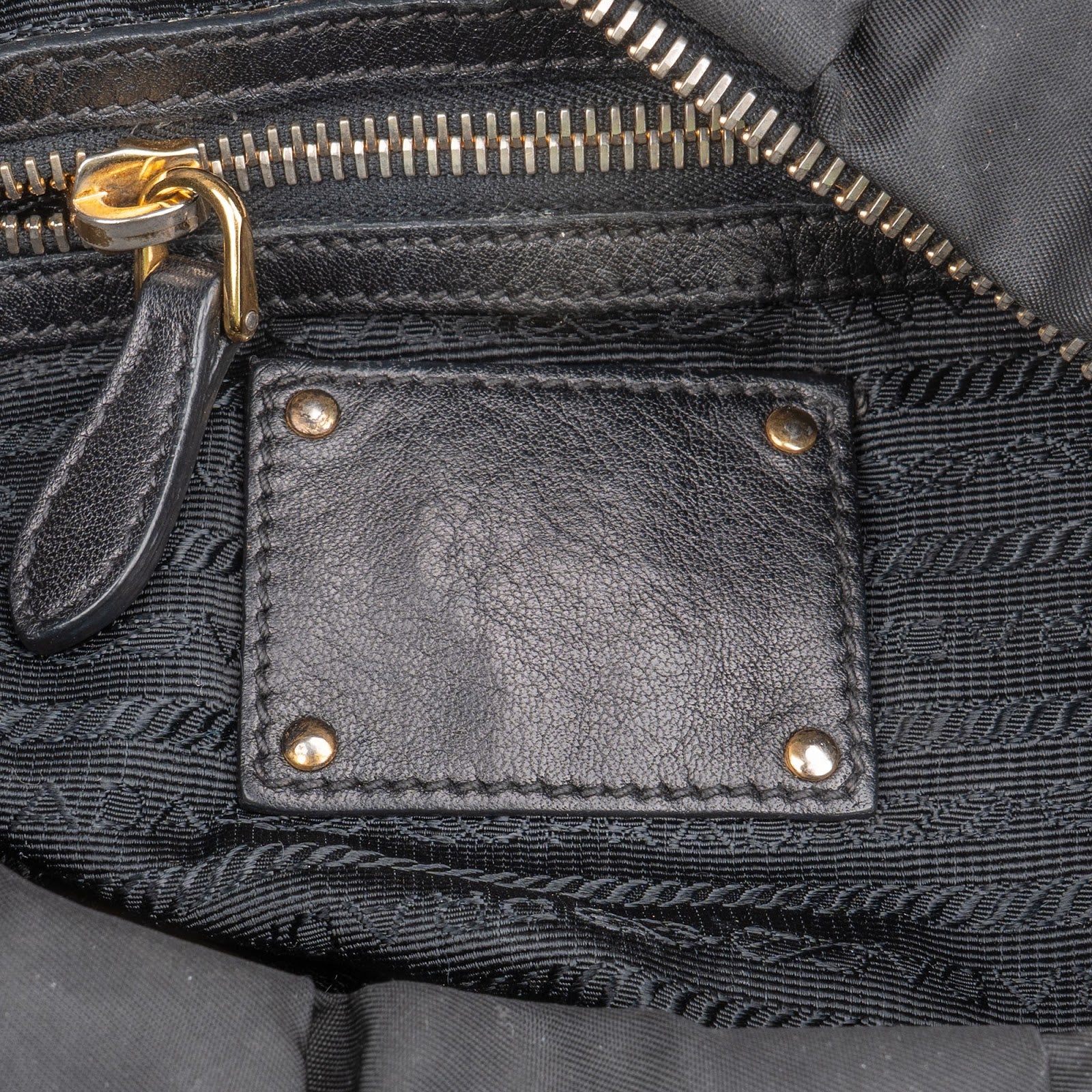 Prada Nylon Gaufre Triangle Shoulder Bag - vintageandkickz