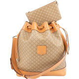 Celine Monogram Macadam Bucket Shoulder Bag