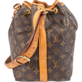 Louis Vuitton Monogram Canvas Sac Noé Petit Shoulder Bag