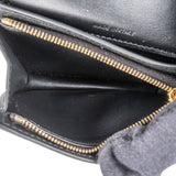 Celine Black Leather Triomphe Wallet